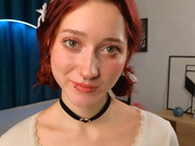 beatrixclayborne eye contact CUTE readhead