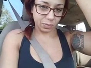 AngelEyes619 Peeks Masturbation Car
