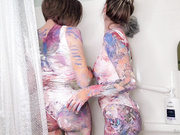 Scarlettjane,lesbian,shower