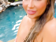 Jenni Neidhart Naked in the Pool