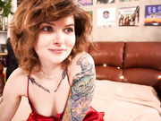 awondrr 2025-02-13 Red dress Blowjob and pussy play