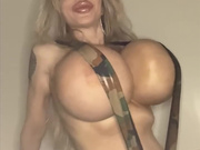 danielle derek huge fake boobs bounce riding your dick