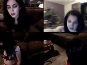 Evelynclaire putting on a lil dnce and spitting for her boo in webcam show 2017-06-28_093542