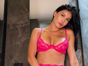 Hanna Miller Masturbation in sexy pink lingerie