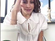 Alana15 in public with dildo