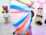 indian milf play with ice and spread ass hole