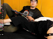 taylor_n_conor, reverse cowgirl, creampie, small tits,