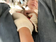 Lia__Love masturbating in restroom part 1