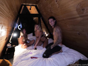 Ella Alexandra BGG threesome Christmas time