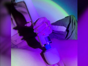 Arikytsya Dildo fuck in neon lights