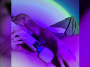Arikytsya Dildo fuck in neon lights