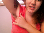 Lucy skye hairy armpit tease
