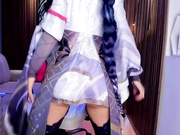 hanna_dust squirt in cosplay