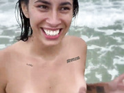 Fernandamotafarhat Nude at the beach