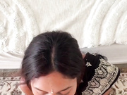 PeachyNeesh OnlyFans Saree Indian B/G POV Sextape