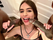 Lilith Fux OnlyFans Tgirl First Threesome BBC Spitroast