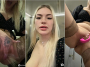 -Sexy_Barbie- Squirt in Public Toilet (MustWatch) 2