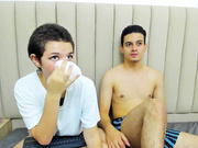 boy gets fucked by his girlfriend with strapon 2