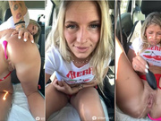 Lydie_Off Squirt / Piss in Car Publicly (MustWatch)