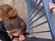 Autobahn Marry Fox Extreme Public Blowjob