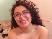curlycool couple, very pretty girl, fuck and facial