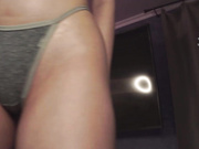 Nerdy_Amy close up doggystyle masturbation