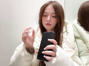 OlivkaVif pussy dildo fucking in public dressing-room 2