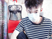 Chinese couple foreplay (not private show)