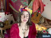 Elise Tran ASMR titties tease and big cleavage in cospl