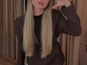 Sexy Polish slut shows her legs in fishnet pantyhose