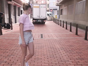 Mila public topless!