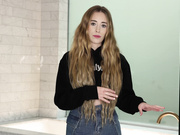 4K TRANSPARENT Beach TRY ON! _ Samantha Lynn TryOn