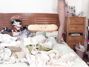 Akong11 cute semi-naked show (not private show)