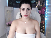 Gorgeous big dark nipples and bare pussy Claratt_fox