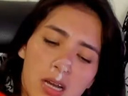 new_fire_fantasy - she masturbates the face full of cum