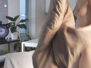 fredericabledsoe feet, panties rub and leash