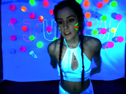 kati3kat jun 23 2017 body paint glow paint hitachi cum