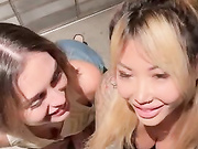 Girlfriendkiara OnlyFans Bathroom Threesome