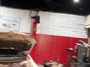 Shemale on female gangbang