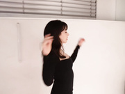 Luna Lovekiss tentacle dildo squirting on a mirror tick