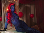 Damnash2 2025-10-31 mystique halloween cosplay