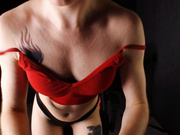 Darkspark_ Non-Nude Teasing with a Minor Nip Slip