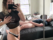 Jessie and Jackson sloppy blowjob