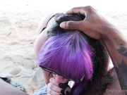 Naomih666 BBC Blowjob At Beach