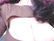 mars_elina_ sucks dildo and deep throat