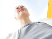 Newlale show tits walking