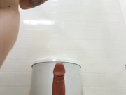 Liza_risky riding dildo