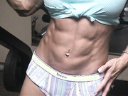 Karen Zaremba awesome abs