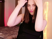 _Esmeraldiyaa_ Shows her cunt in see-thru panties