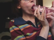 gnvuL_woW Dildo Blowjob